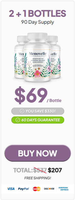 Imagem from price for 3 bottles of menovelle
