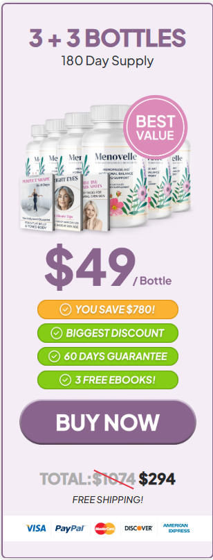 Imagem from price for 6 bottles of menovelle
